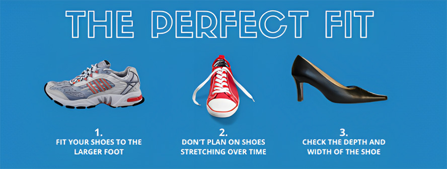 Instructions for the perfect fit shoes